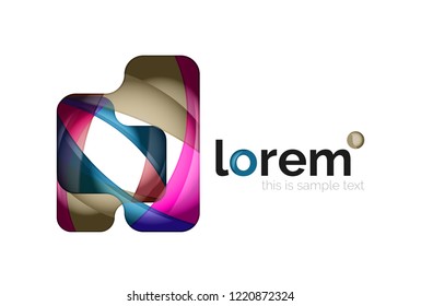 Icono de negocio de vector geométrico abstracto