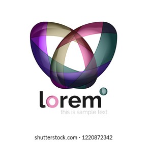 Abstract geometric vector business icon