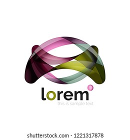 Abstract geometric vector business icon