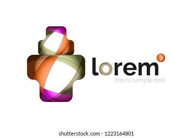 Icono de negocio de vector geométrico abstracto