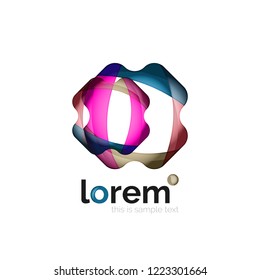 Icono de negocio de vector geométrico abstracto