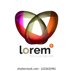 Icono de negocio de vector geométrico abstracto