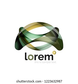 Abstract geometric vector business icon
