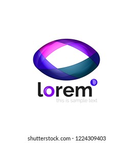 Abstract geometric vector business icon