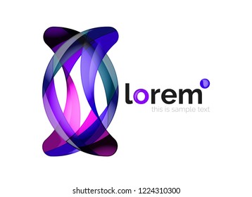 Abstract geometric vector business icon