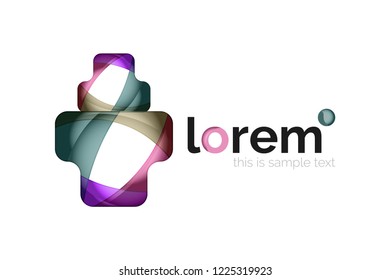 Abstract geometric vector business icon