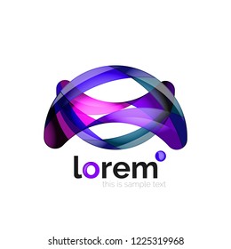 Abstract geometric vector business icon