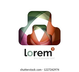 Abstract geometric vector business icon