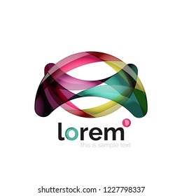 Abstract geometric vector business icon