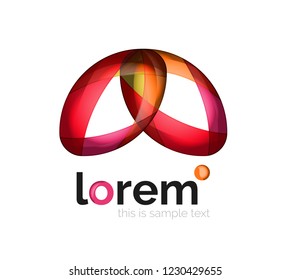 Abstract geometric vector business icon
