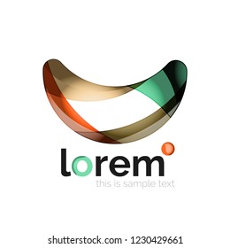 Abstract geometric vector business icon