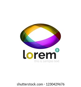 Abstract geometric vector business icon