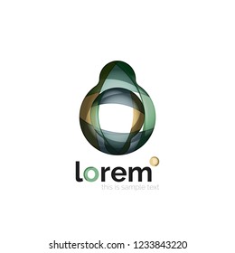 Abstract geometric vector business icon