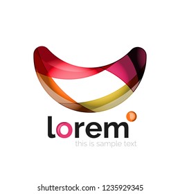 Abstract geometric vector business icon