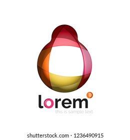 Abstract geometric vector business icon
