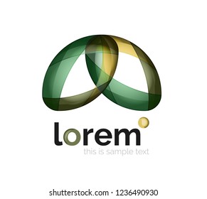 Abstract geometric vector business icon