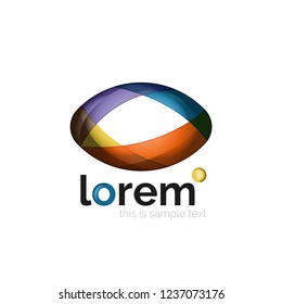 Abstract geometric vector business icon