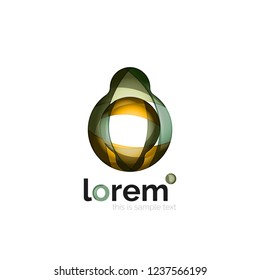 Abstract geometric vector business icon