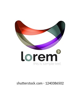 Abstract geometric vector business icon