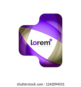 Abstract geometric vector business icon