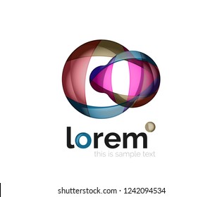 Icono de negocio de vector geométrico abstracto