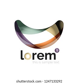 Abstract geometric vector business icon