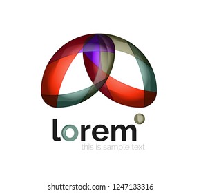 Abstract geometric vector business icon