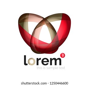 Abstract geometric vector business icon