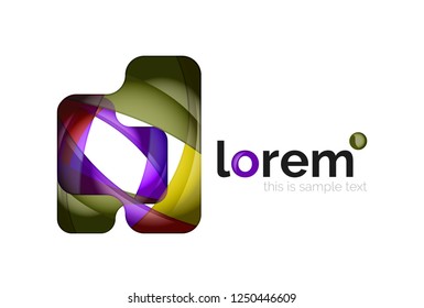 Icono de negocio de vector geométrico abstracto