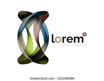 Icono de negocio de vector geométrico abstracto