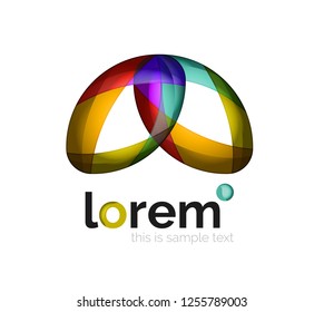 Icono de negocio de vector geométrico abstracto