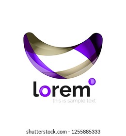 Abstract geometric vector business icon