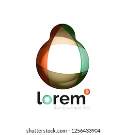 Abstract geometric vector business icon