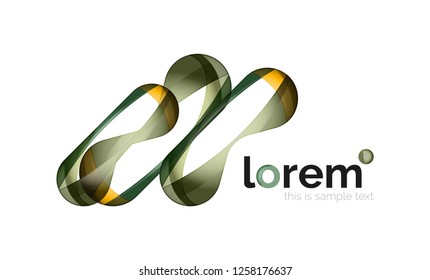 Icono de negocio de vector geométrico abstracto