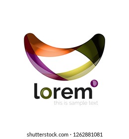 Abstract geometric vector business icon