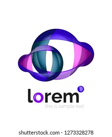 Abstract geometric vector business icon