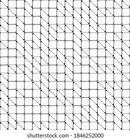 Abstract geometric vector classical seamless pattern made with simple shapes. Geometrical composition, useful for web design, business card, invitation, poster, textile print, background.