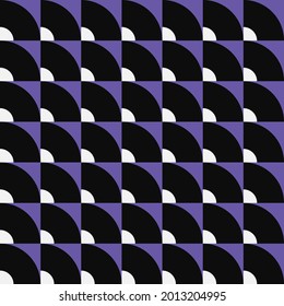 Abstract geometric vector classical seamless pattern made with simple shapes. Geometrical composition, useful for web design, business card, invitation, poster, textile print, background.