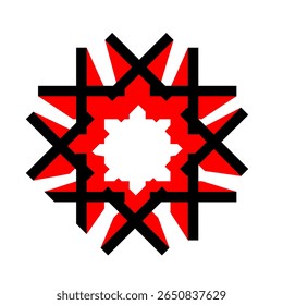 An abstract geometric vector design with modern intersecting lines in a clean minimalist style This scalable graphic is ideal for