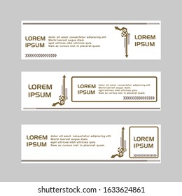 Abstract geometric vector, design technology banner for web template.