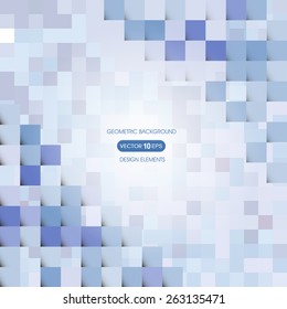 Abstract geometric vector with elements