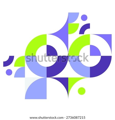 abstract geometric vector elements assets 