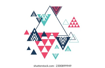 Resumen de elementos gráficos vectoriales geométricos para afiches, ilustraciones, plantillas de diseño, anuncios, impresiones.Publicidad, banners comerciales, carteles, folletos, carteles, ventas.
