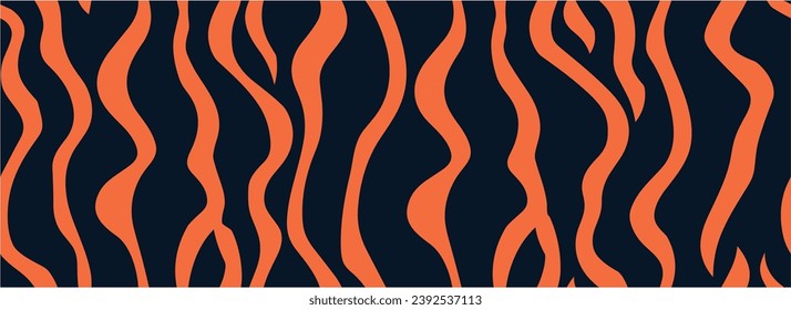 The abstract geometric vector graphic. Safari repeating background. Animal print background for your design. Animal skin banner. Seamless.