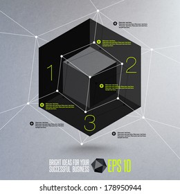 Ilustración de vector geométrico abstracto