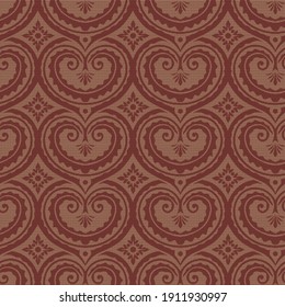 Resumen de la ilustración del vector geométrico. Patrón de damasco de punto Jacquard.