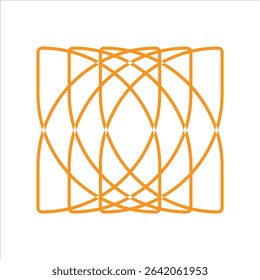 Abstract Geometric Vector Illustration Modern Decorative Shape Art Design Element