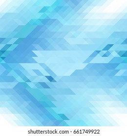 Abstract geometric vector image of sea depth
