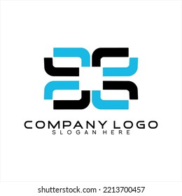 Abstract geometric vector logo design.