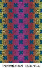 Abstract geometric vector paper for scrapbook. Seamless.